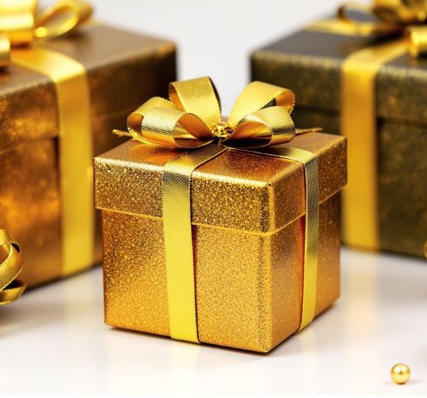 dárek malý zlatý min